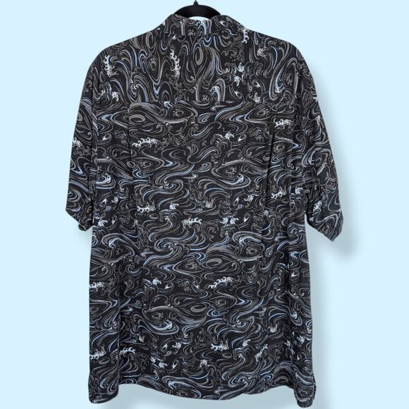 Paradise Collection 100% Silk Button Shirt - Picture 3 of 5